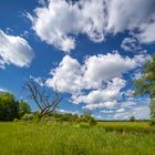 Landschaft mit Wolken