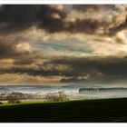 Landschaft mit Wolken