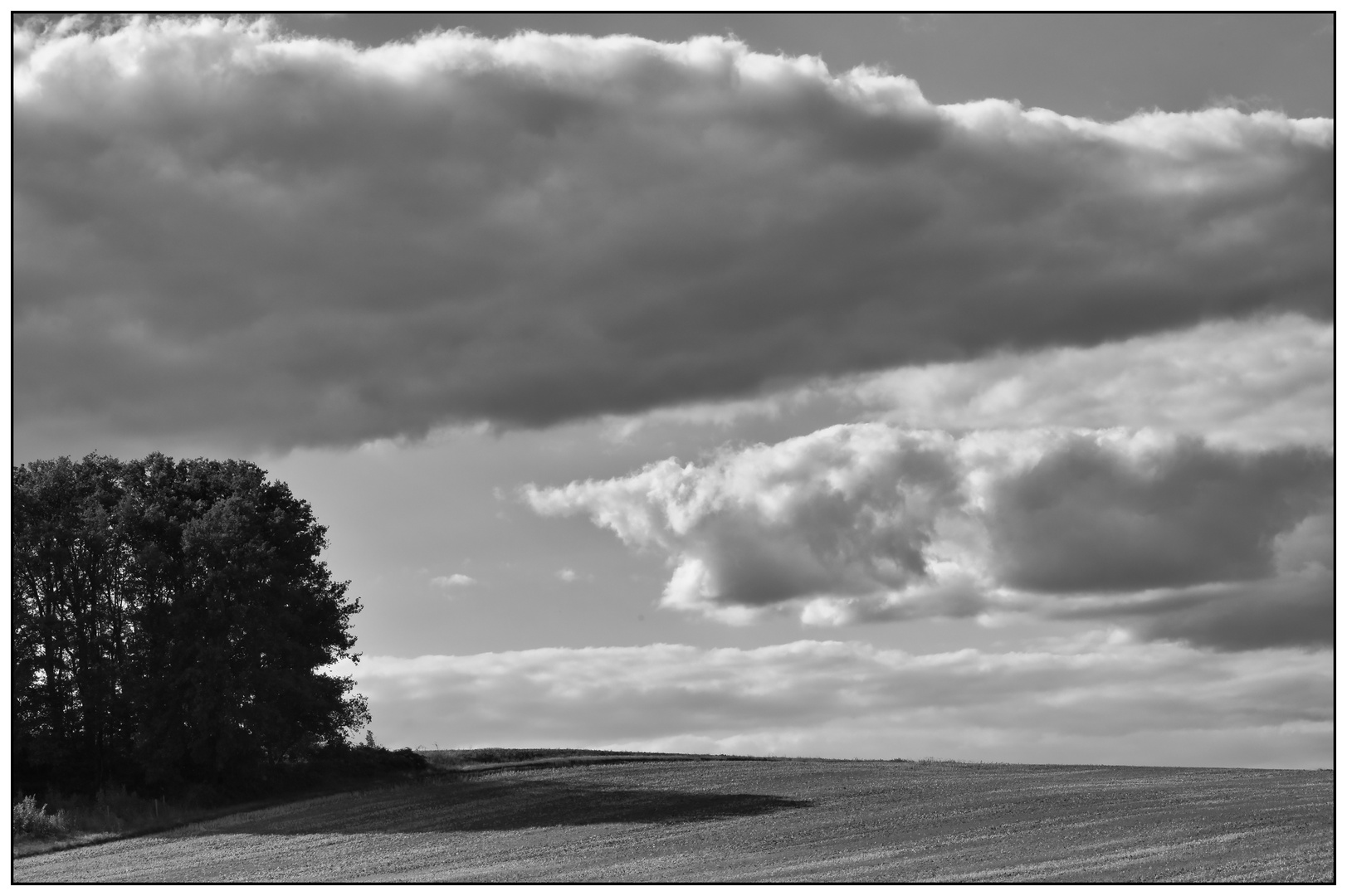 Landschaft mit Wolken