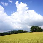 Landschaft mit Wolken