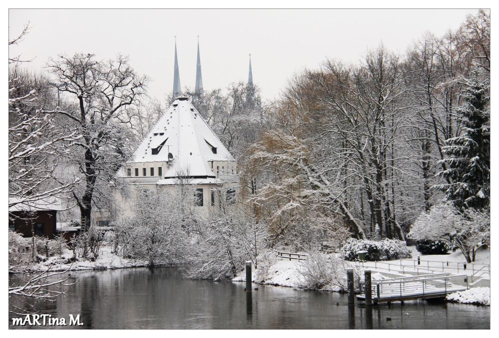 Landschaft mit Zuckerguss