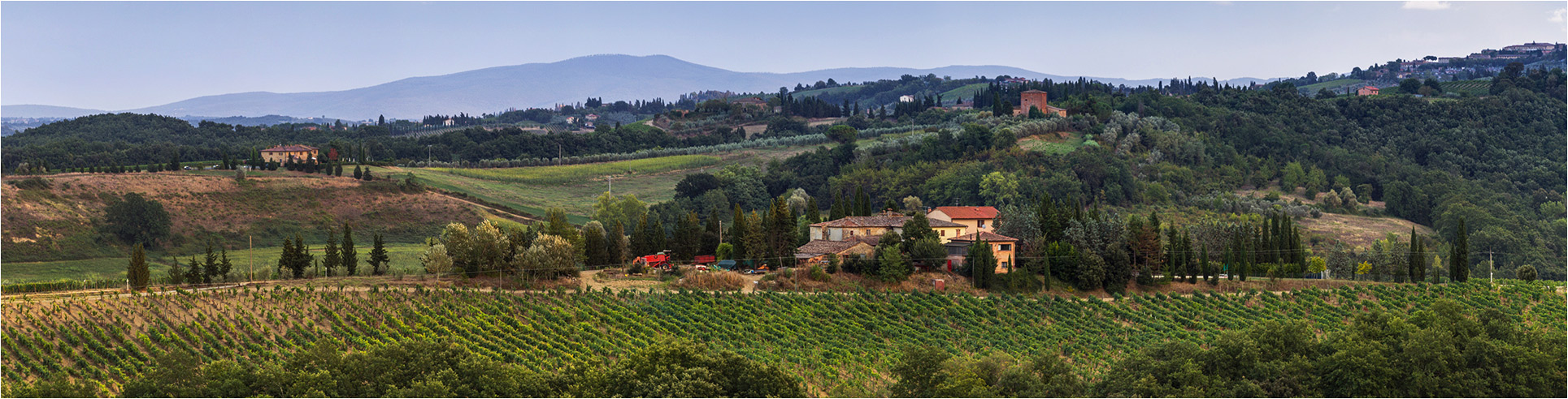 Landschaft nahe San Gimignano