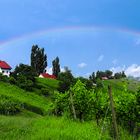 Landschaft / Regenbogen / Jägerberg in Gamlitz