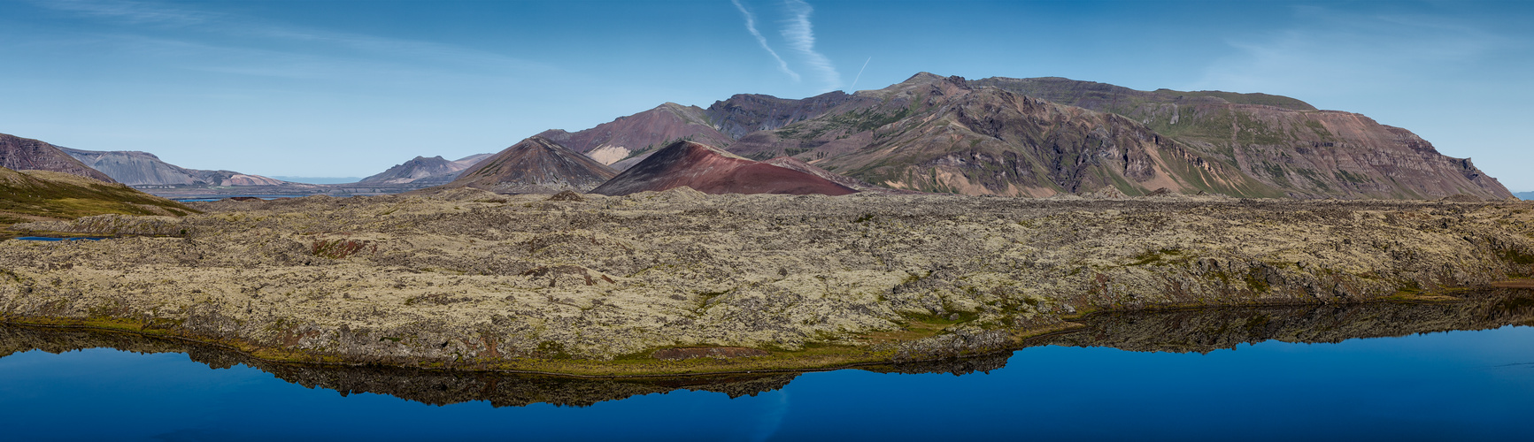 Landschaft, schwebend