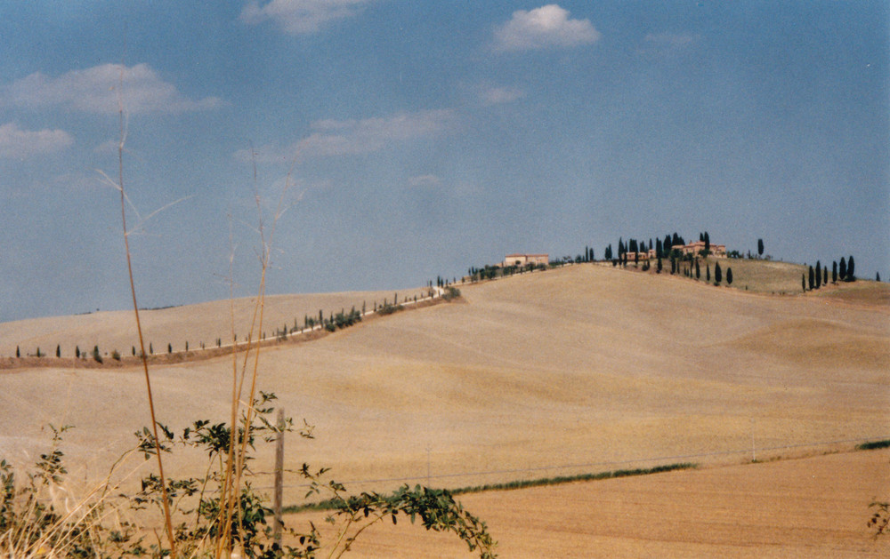 Landschaft Toskana im Süden