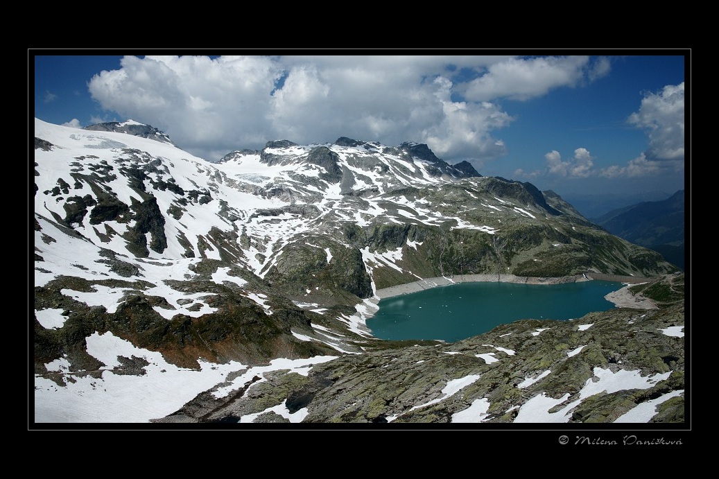 Landschaft türkisfarbenen Seen