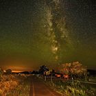 Landschaft um  Fu?rstenwerder unter der Milchstrasse