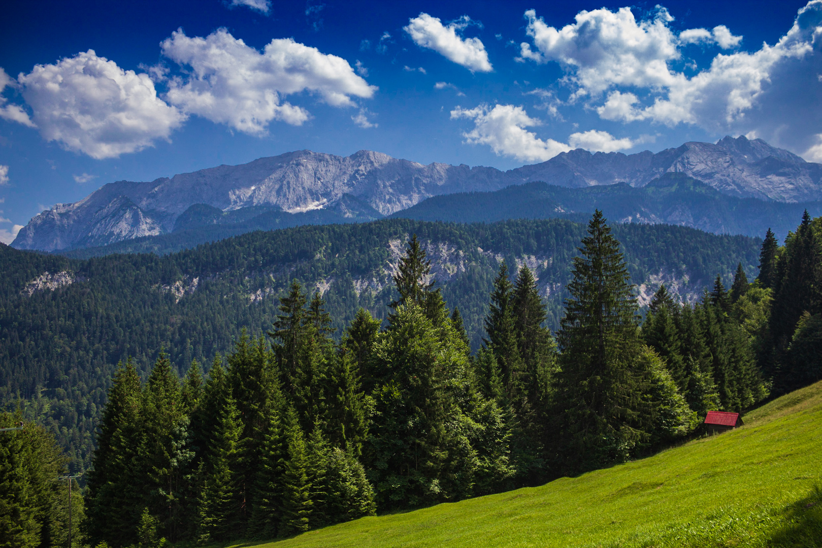 Landschaft um Garmisch-Partenkirchen 