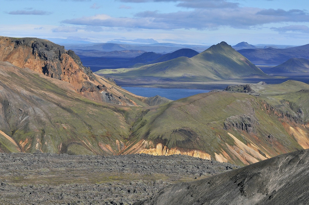 Landschaft um Landmannalaugar (Island)