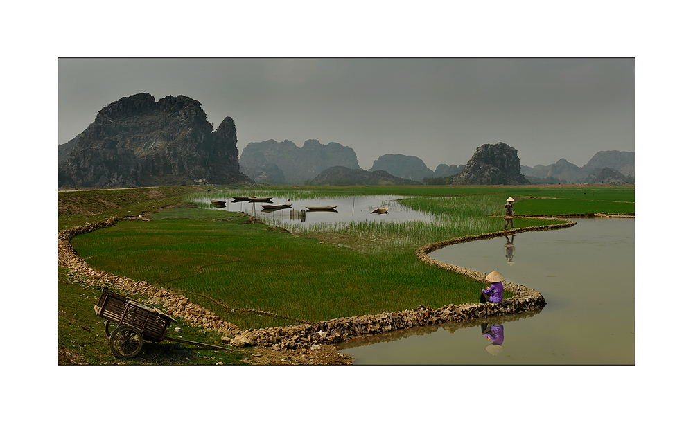 Landschaft um Ninh Binh