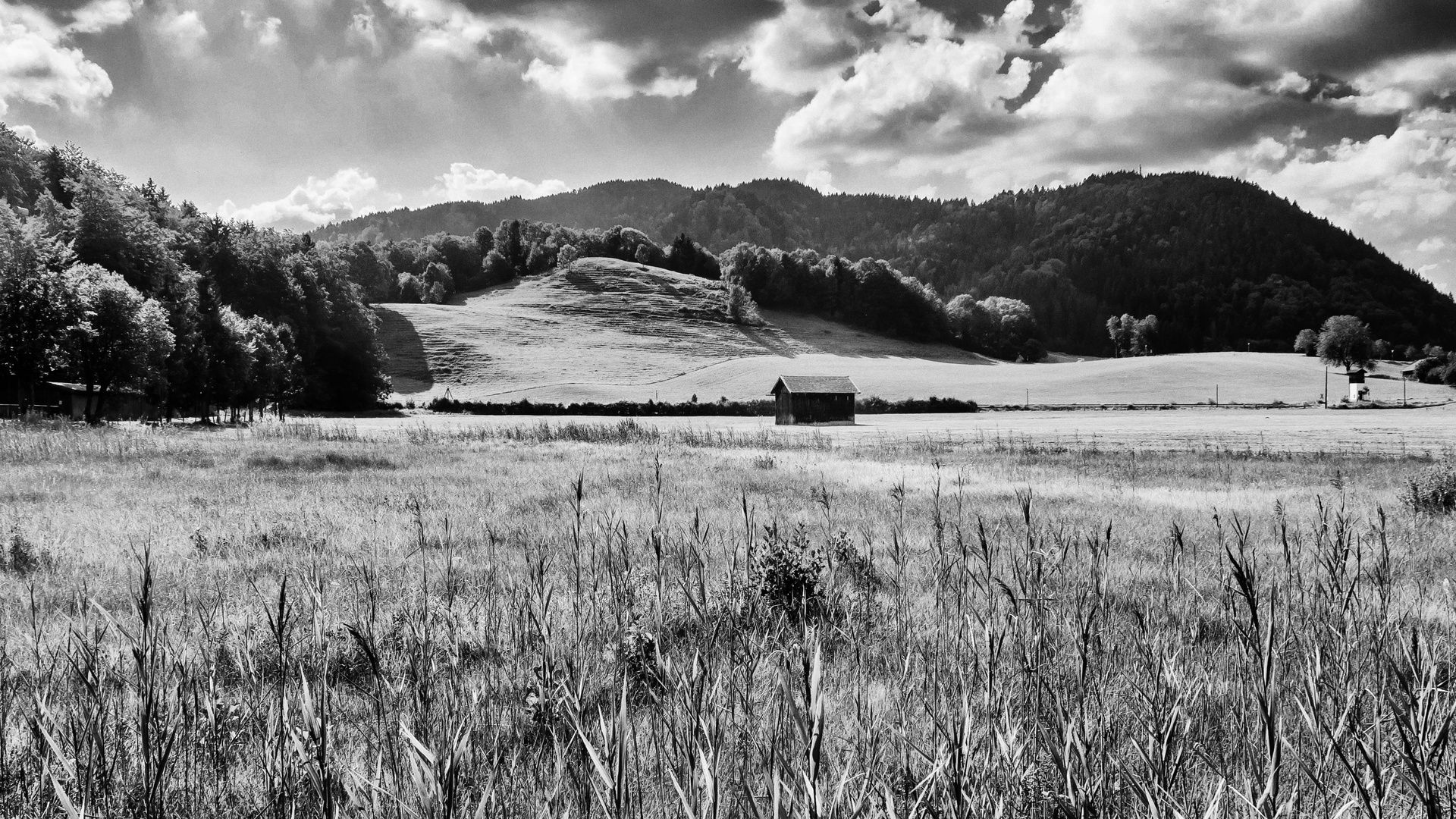 Landschaft Um Schliersee Foto Bild Natur Schwarz Weiss Landschaft Bilder Auf Fotocommunity