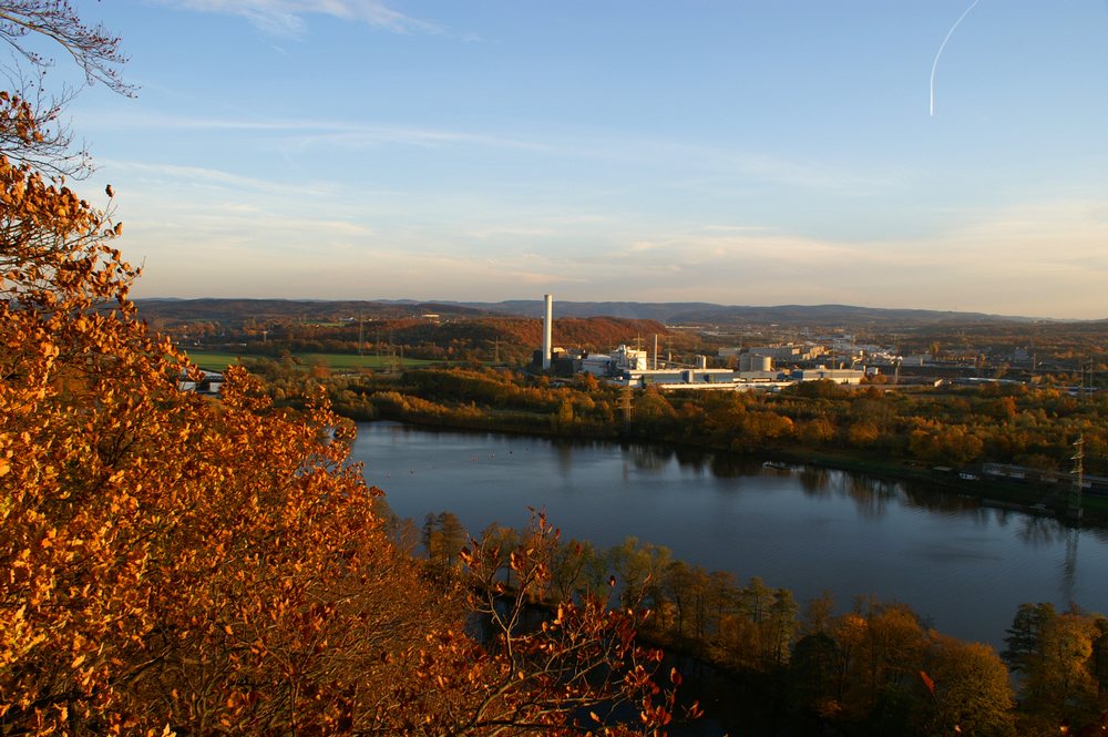 Landschaft und Industrie ...