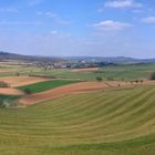 Landschaft von der Ronneburg aus gesehen