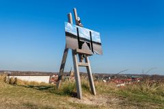 Landschaft vor und hinter der Düne