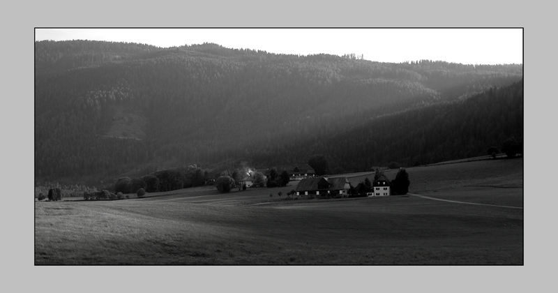 Landschaft vor unserer Terrasse