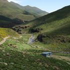 Landschaft zwischen Sani Pass und Mokhotlong