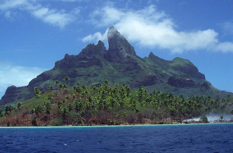 Landschaften der Insel Moorea (Französisch Polynesien)