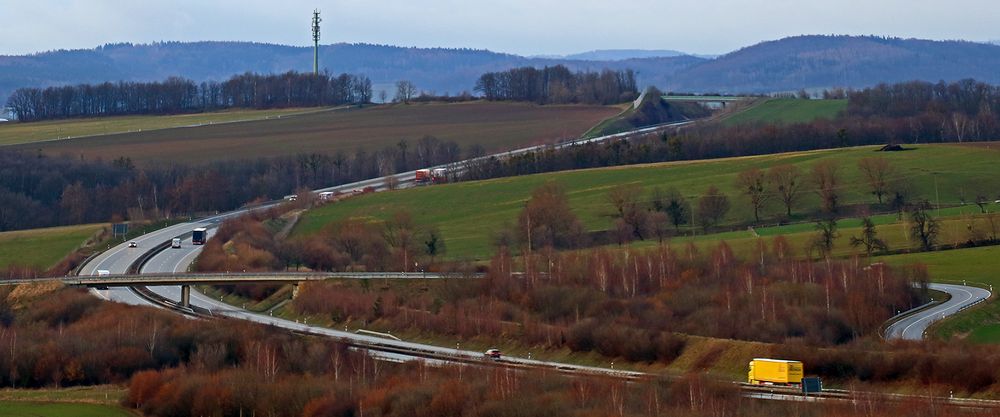 Landschaftlich liegt alles schön aber ich schaue mit Wehmut...