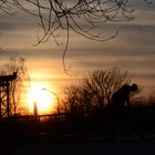 Landschaftpark Duisburg-Nord Sonnenuntergang