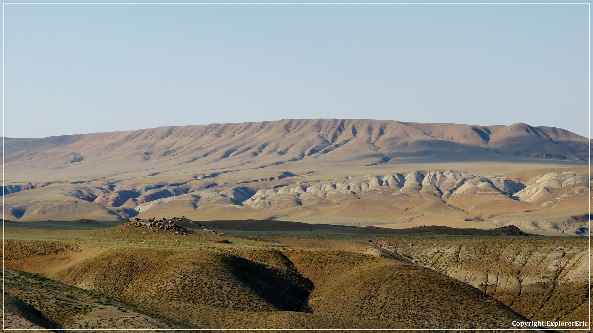 Landschafts-Szenerie in Gobustan.................