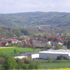 Landschaftsansicht von Almena - ein Dorf im nordlippischen Bergland