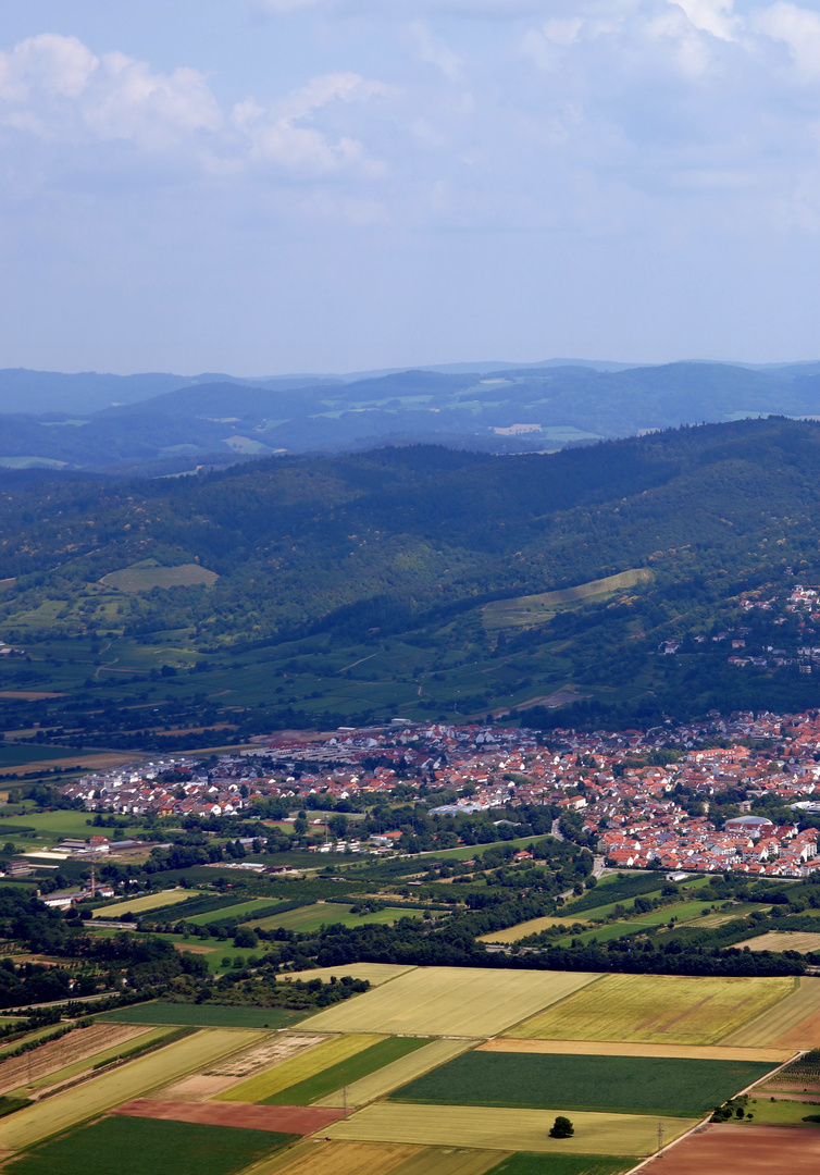 Landschaftsidylle von oben