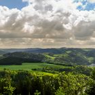 Landschaftspanorama über die Hohenwartestauseeregion