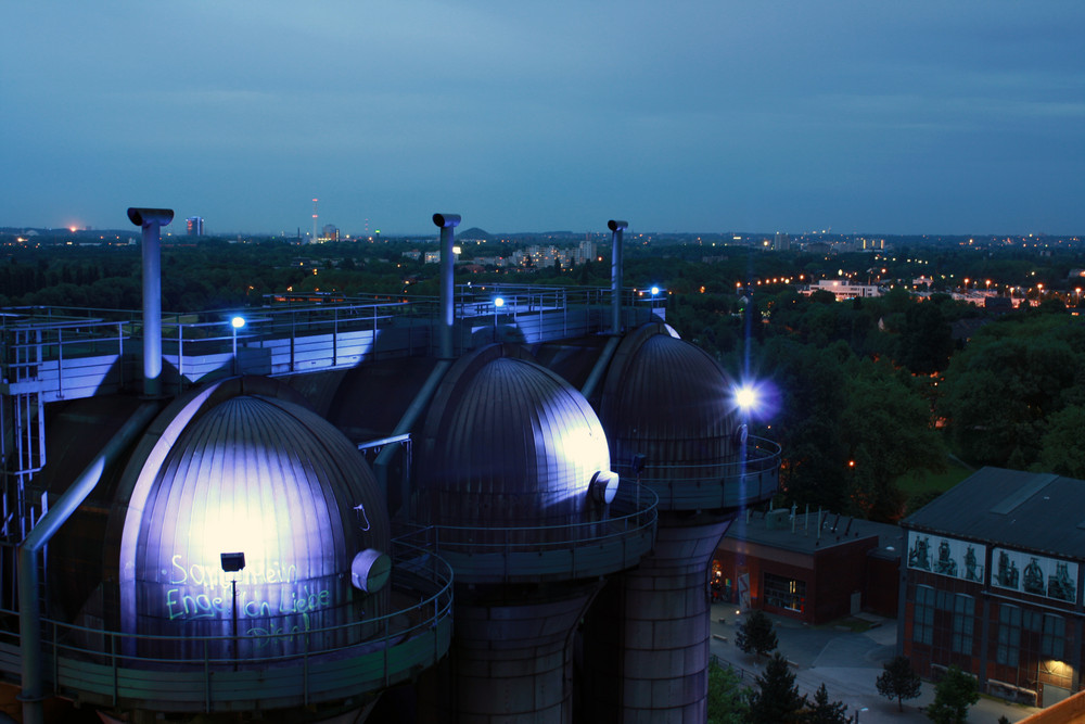 Landschaftspark Duisburg - auch Übermittler von Liebesbotschaften