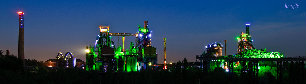 Landschaftspark Duisburg bei Nacht 3