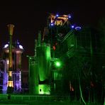 Landschaftspark Duisburg bei Nacht