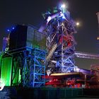 Landschaftspark Duisburg bei Nacht