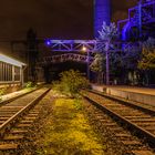 Landschaftspark Duisburg bei Nacht