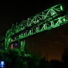 Landschaftspark Duisburg bei Nacht Ausleger