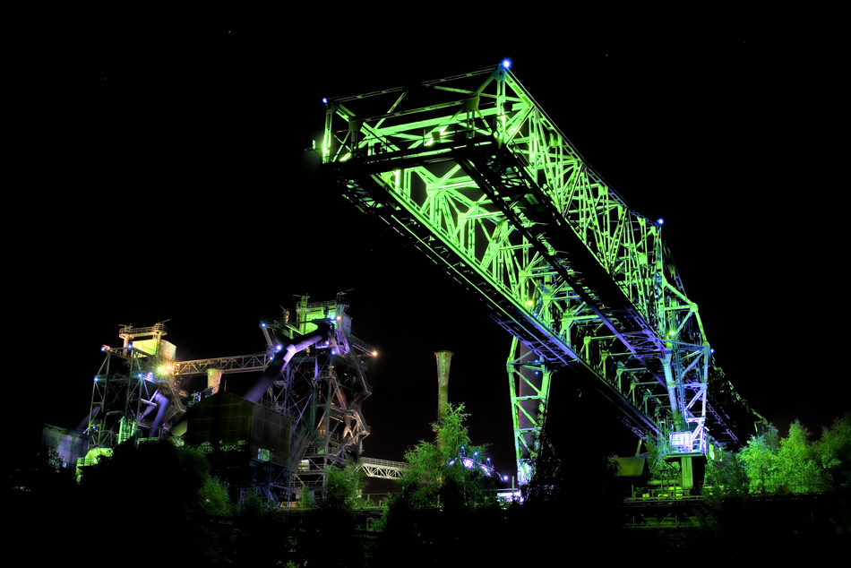 Landschaftspark Duisburg bei Nacht (Contest) von Hagen Maximilian