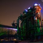 Landschaftspark Duisburg bei Nacht