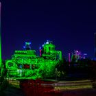 Landschaftspark Duisburg - Beleuchtung zum 75. Jahrestag Gründung NRW