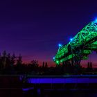 Landschaftspark Duisburg - Beleuchtung zum 75. Jahrestag Gründung NRW