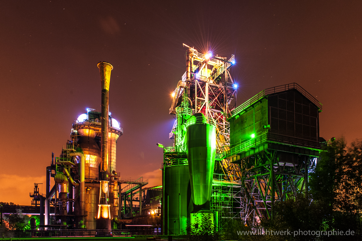 Landschaftspark Duisburg illuminiert 1