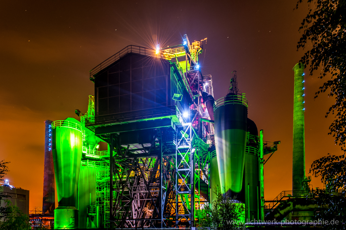 Landschaftspark Duisburg illuminiert 2