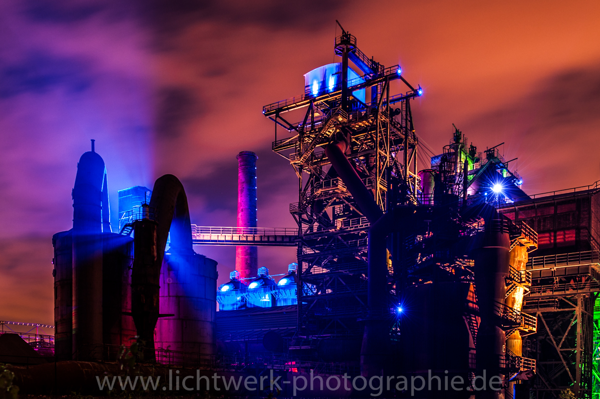 Landschaftspark Duisburg illuminiert 6