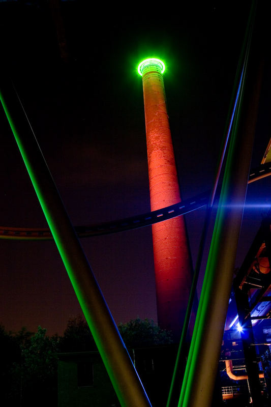 Landschaftspark Duisburg im Sommer 2007