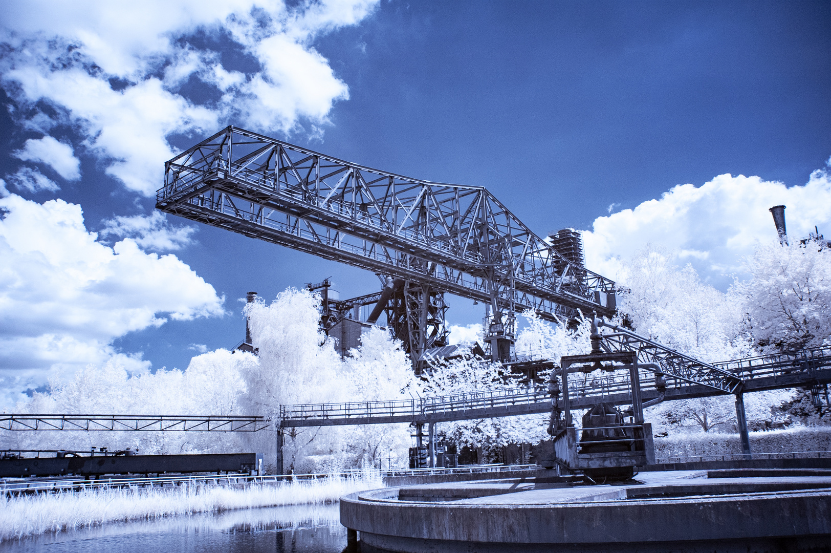 Landschaftspark Duisburg Infrarot IR