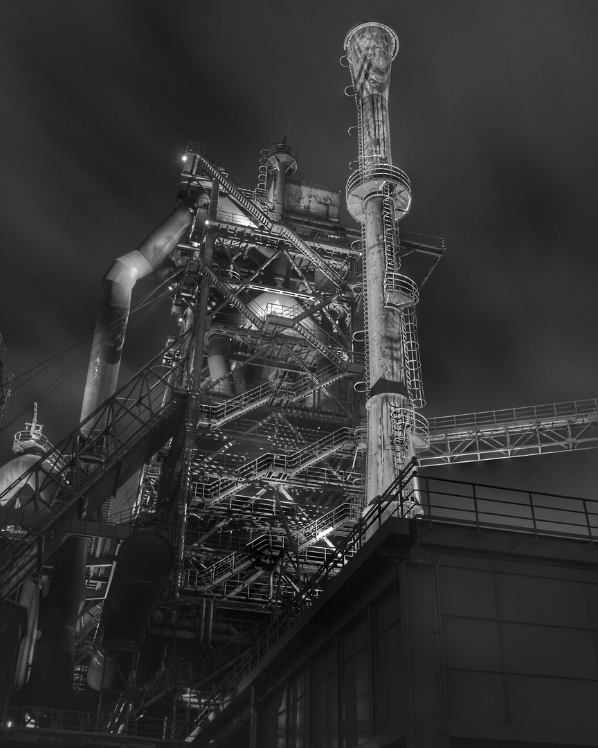 Landschaftspark Duisburg Nord at Night 