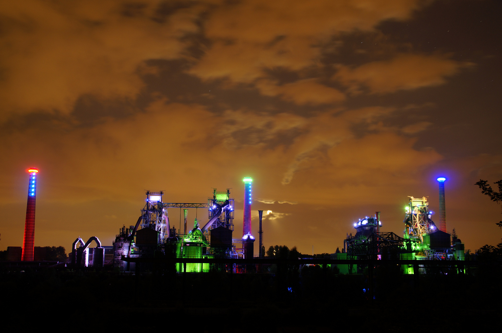 Landschaftspark Duisburg Nord bei Nacht 1.0