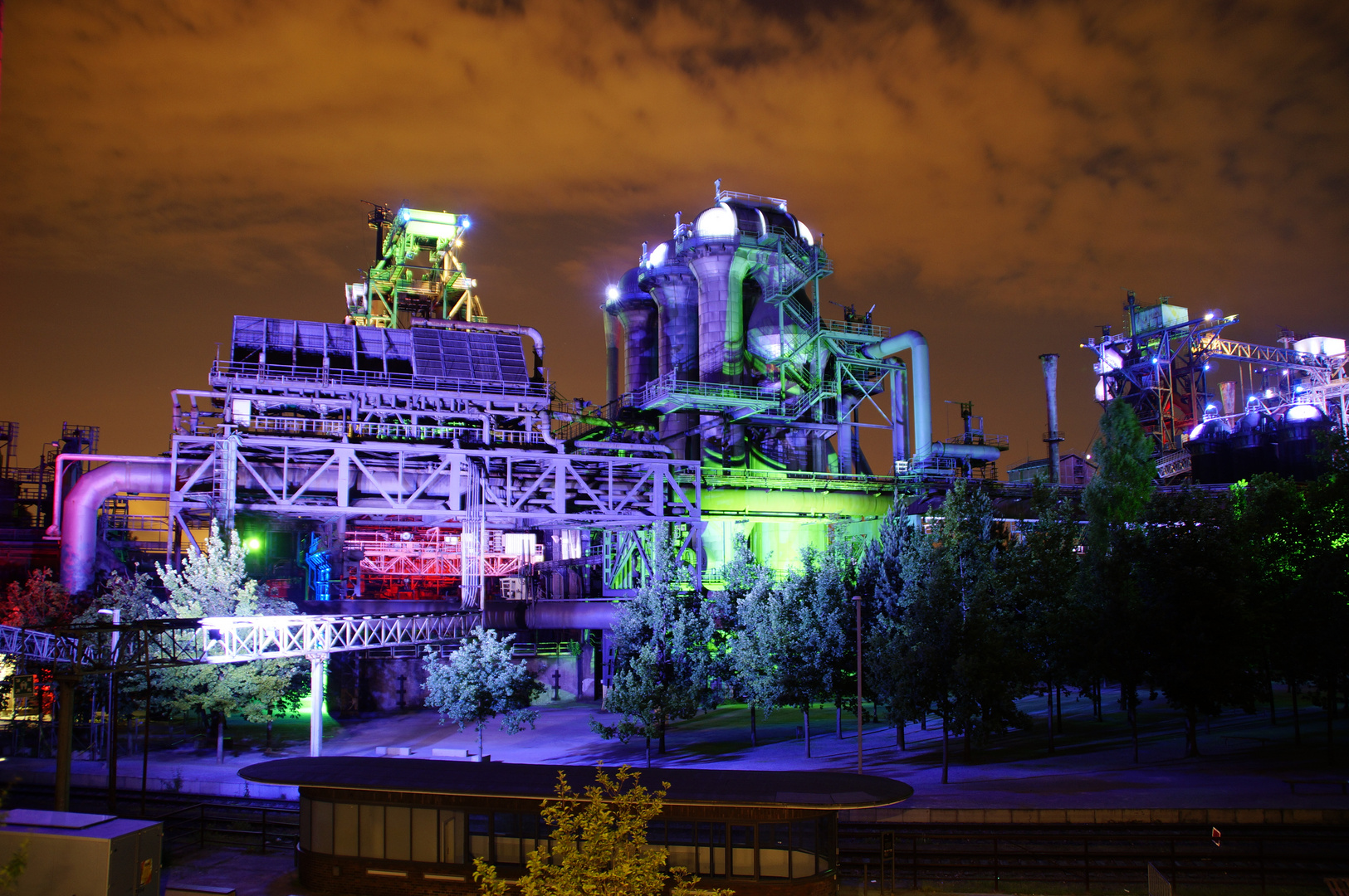 Landschaftspark Duisburg Nord bei Nacht 2.0