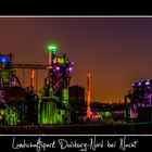 Landschaftspark Duisburg-Nord bei Nacht