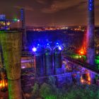 Landschaftspark-Duisburg Nord bei Nacht