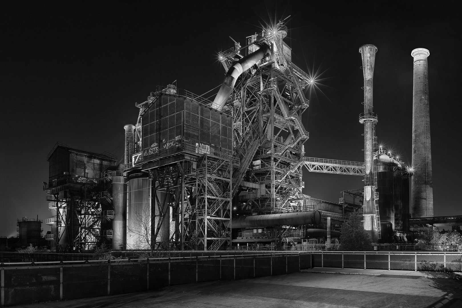 Landschaftspark Duisburg Nord – Blick auf Hochofen 2 - SW