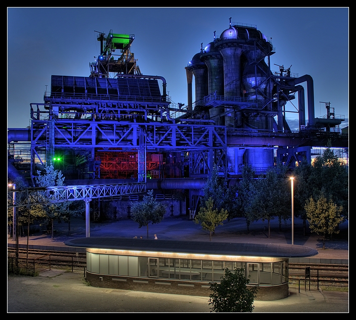 Landschaftspark Duisburg-Nord Haltepunkt für historische Züge