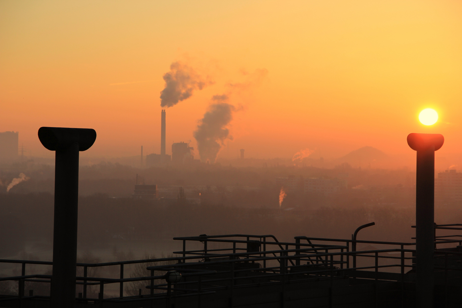 Landschaftspark Duisburg Nord,morgens um 6 Uhr